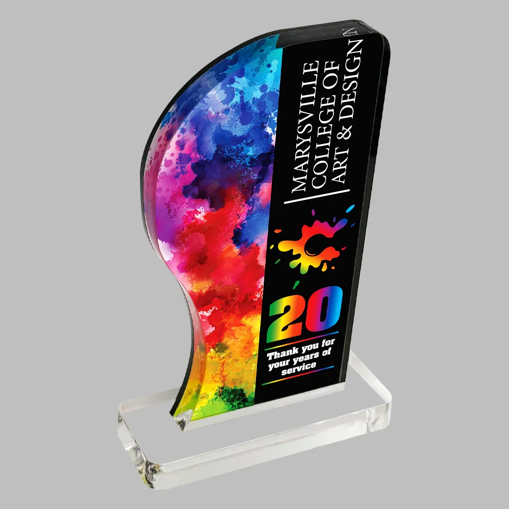 1/2" Custom Full Color Acrylic Awards 2