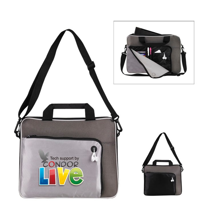 600D Poly 13" Padded Notebook Briefcase 4