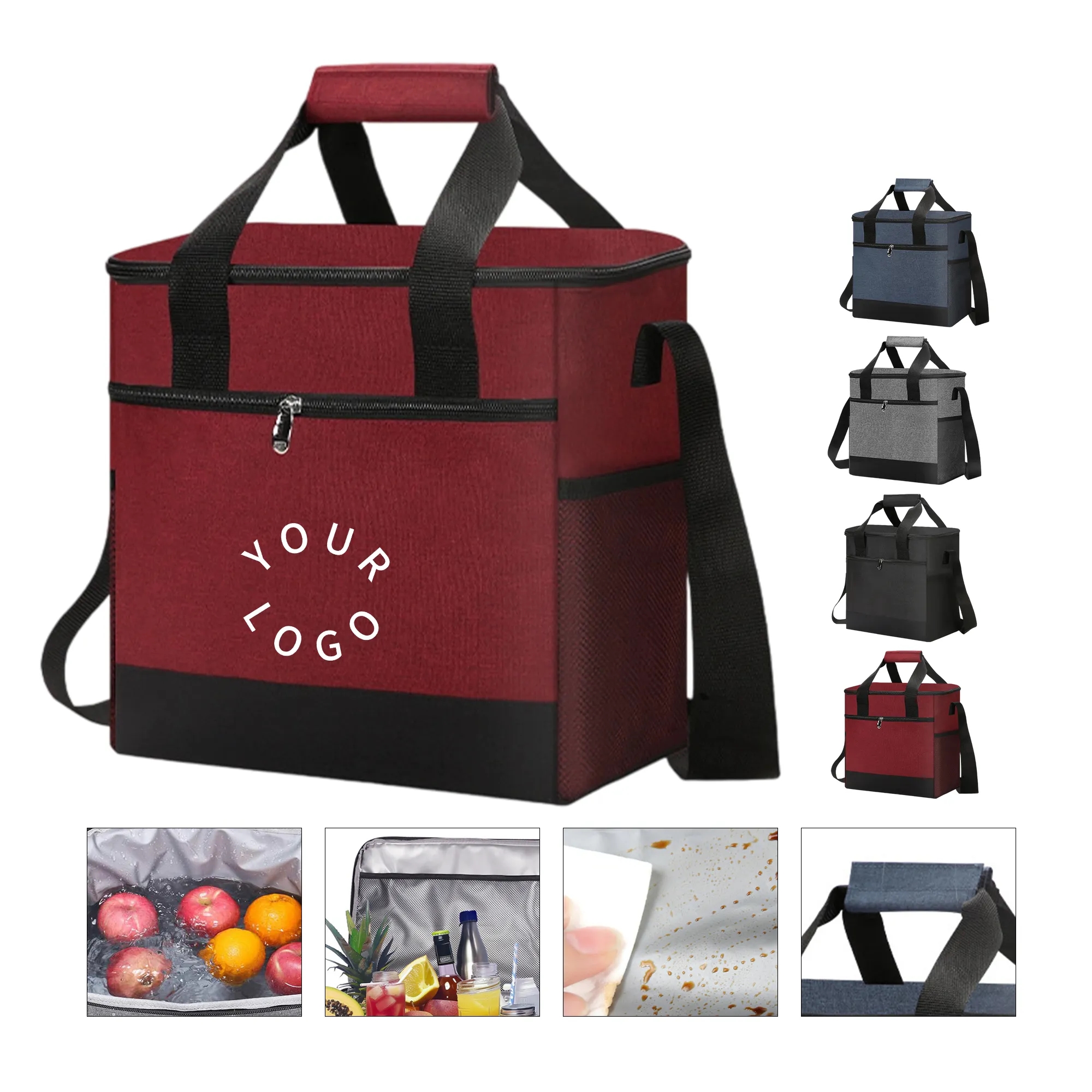 15L Oxford Cloth Picnic Cooler Bag for Outdoor Adventures 2