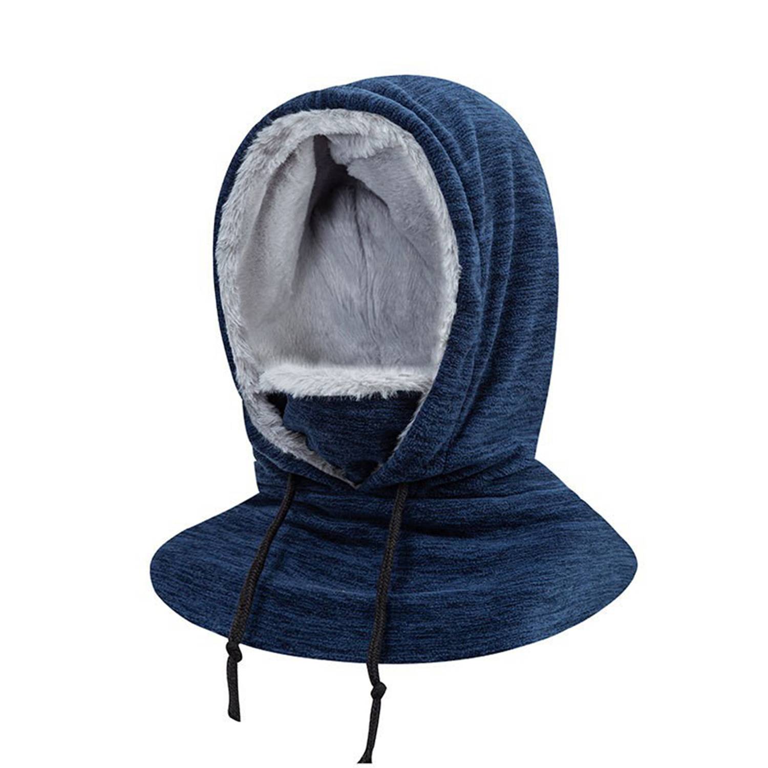 Windproof Polyester Neck Warmer Hat w/ Face Cover 3
