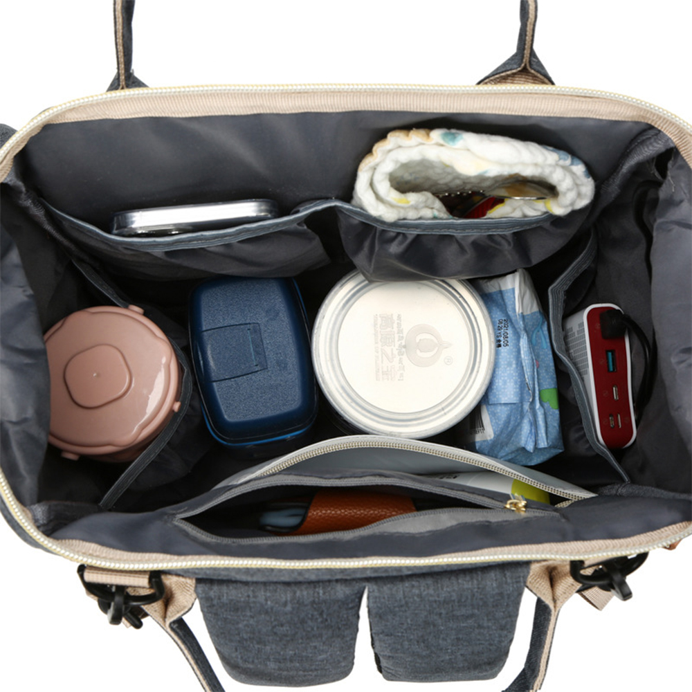 3 in 1 Diaper Bag Backpack with Bassinet Bed Mat Pad