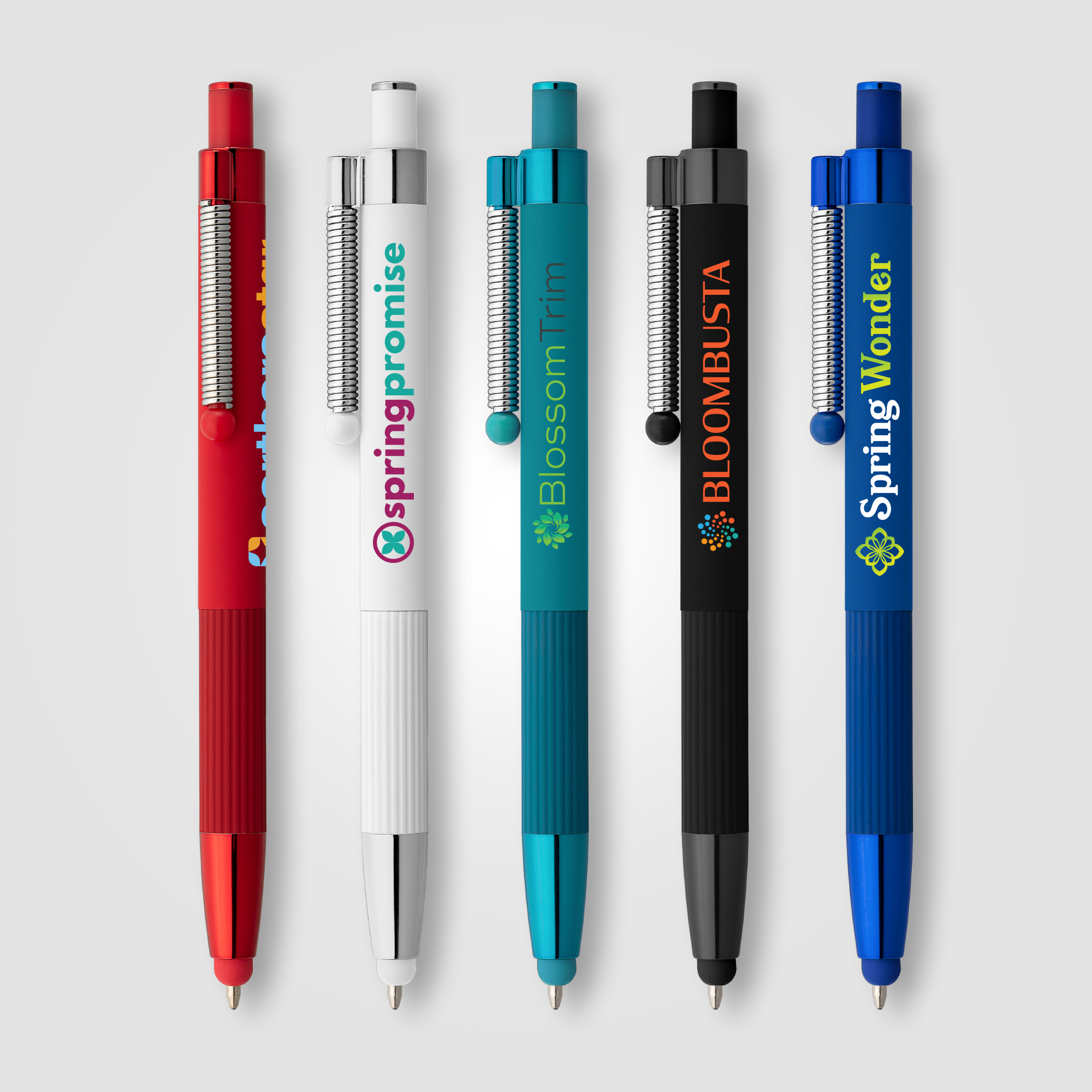 Lisbon Recycled Aluminum Monochrome Fidget  Stylus Pen 11