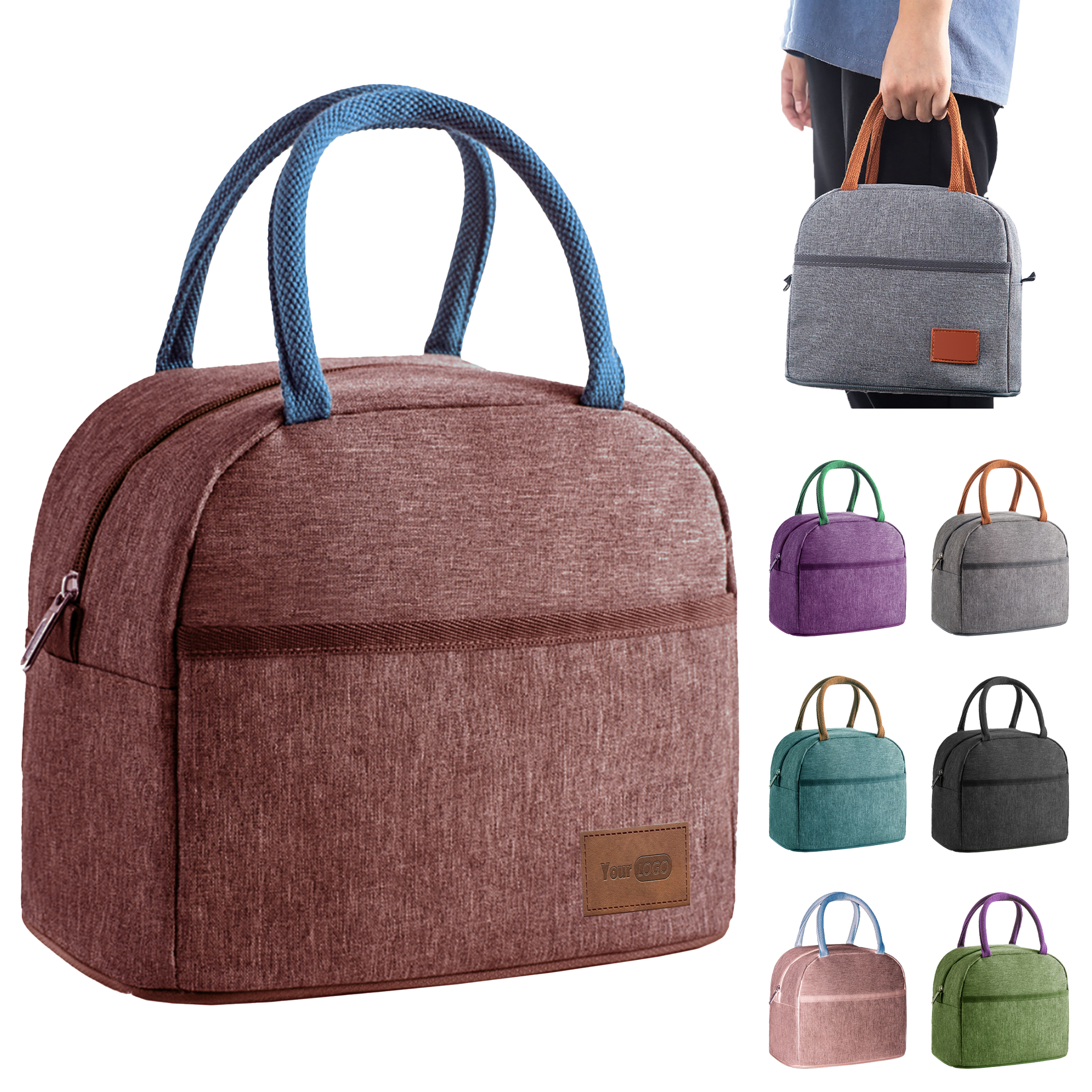 Oxford Eco-Friendly Portable Lunch Cooler Bag With Thermal Insulation 1