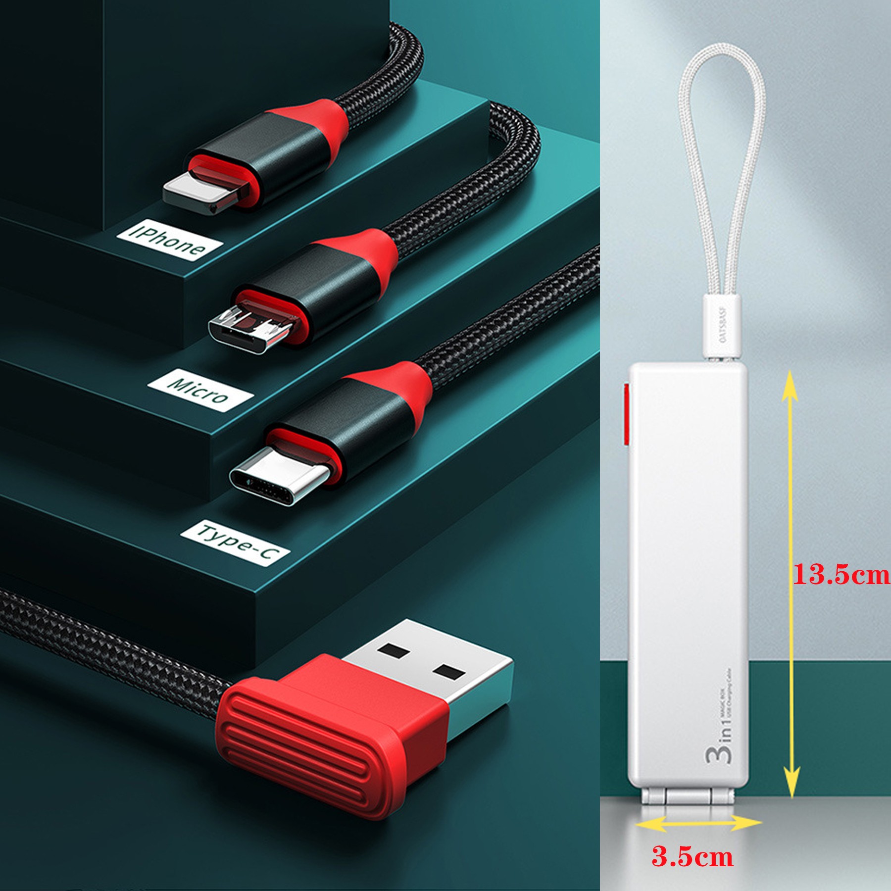 3 IN 1 USB Cable 2