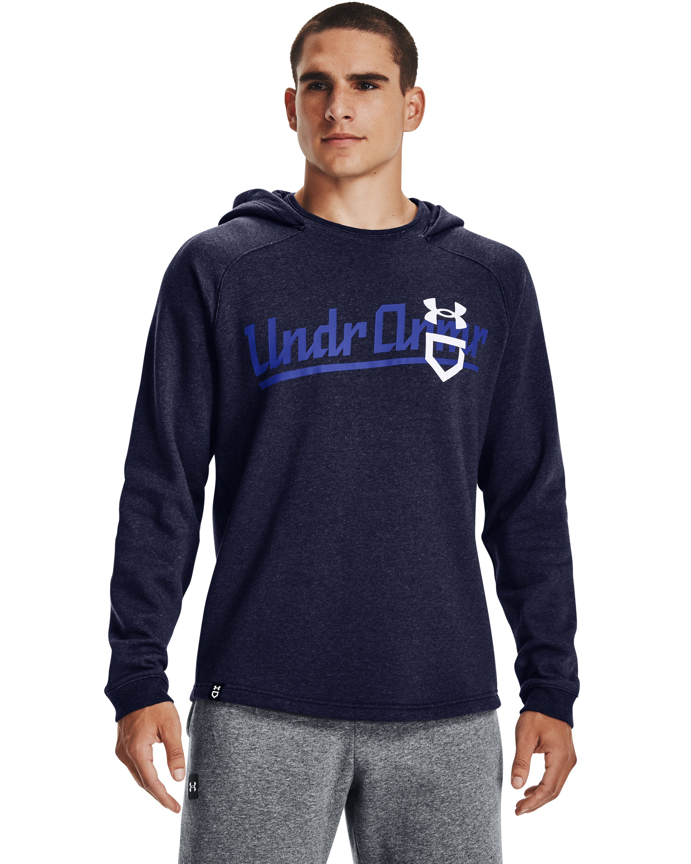 Men's UA Baseball Graphic Hoodie, custom hoodie or sweatshirt with logo imprint 4