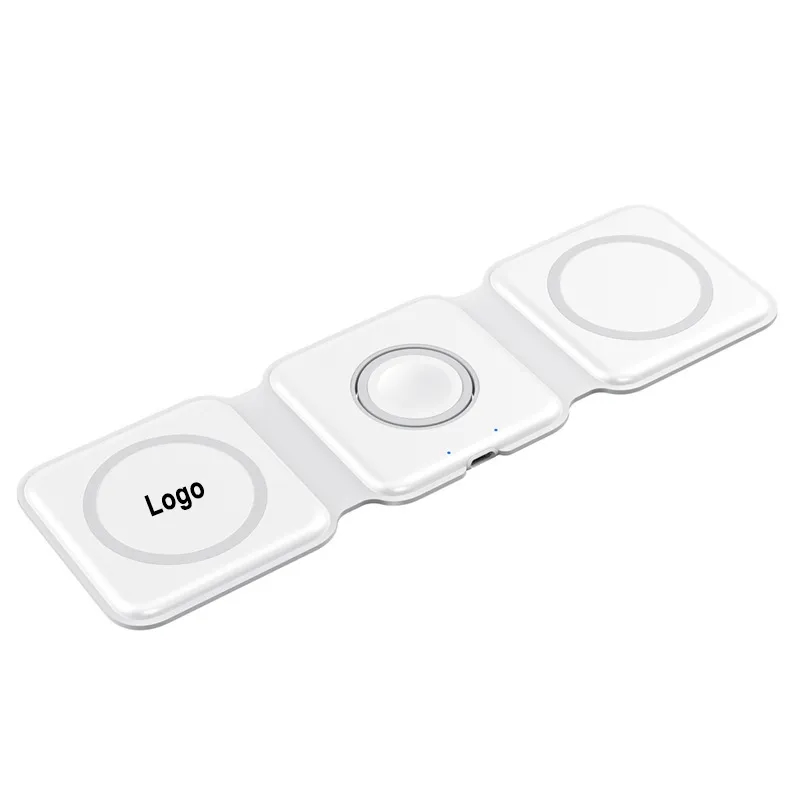 Foldable Travel 3in1 Wireless Charger for Multiple Devices 2