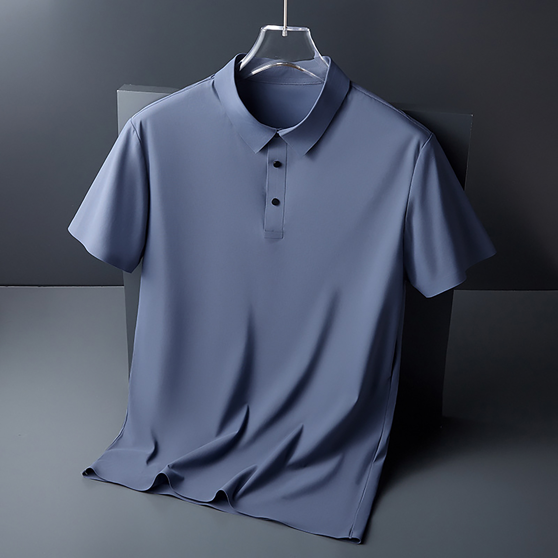 Essentials Men's Regular-Fit Quick-Dry Golf Polo Shirt 7