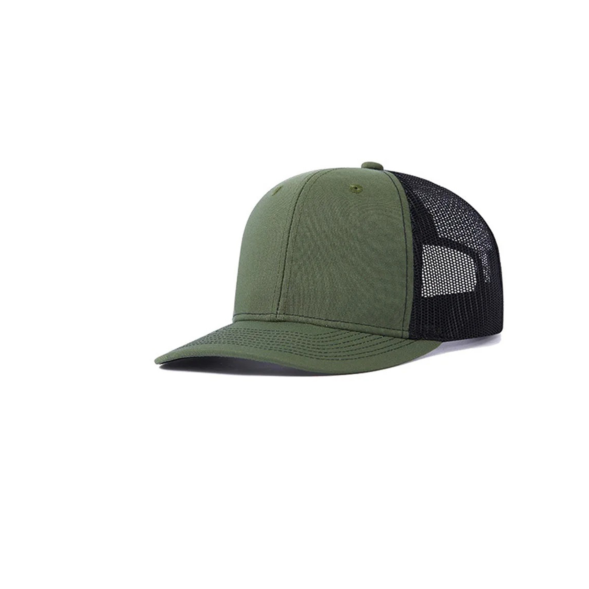 Brushed Cotton Mesh Trucker Cap Adjustable Fit 28