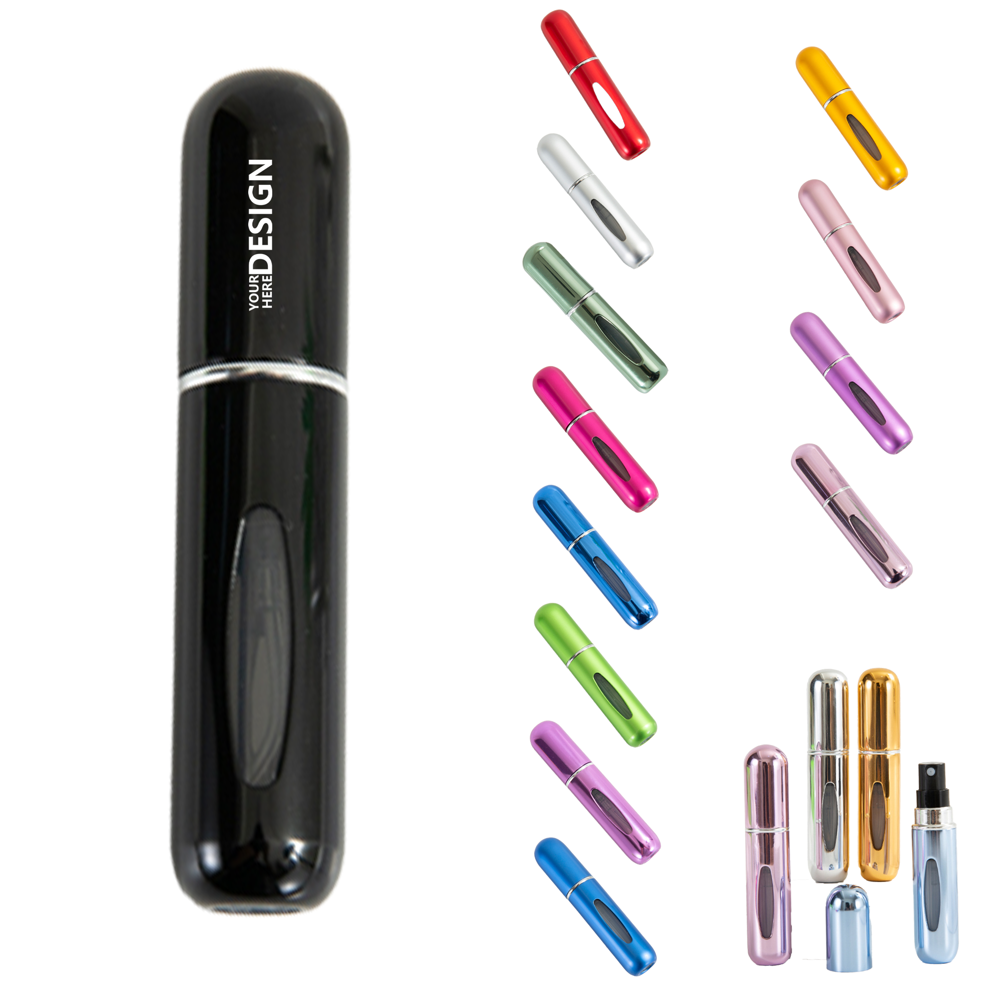 Stainless Steel Fillable Perfume Atomizer 1