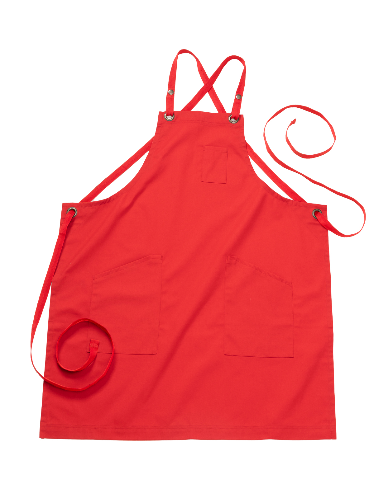 Edwards - Industries - Unisex Three-Pocket Twill Bib Apron 4