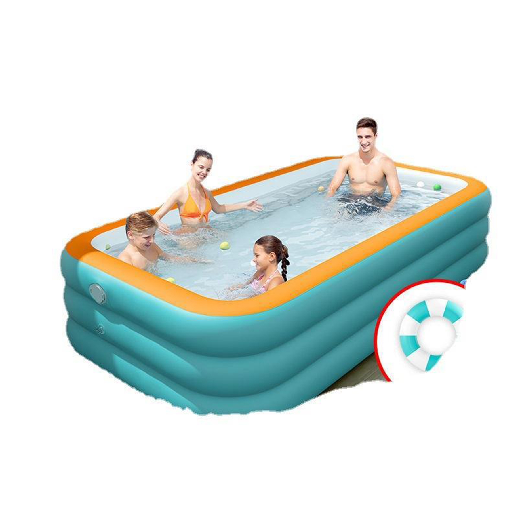 Foldable Inflating Swimming Pool 2