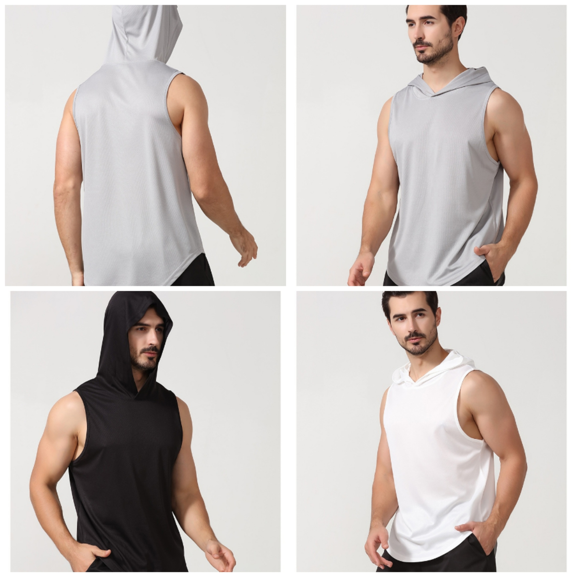 Sleeveless Gym Hoodie For Men 3