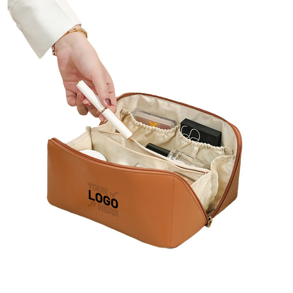 Pu Cosmetic Bag With Handle 3