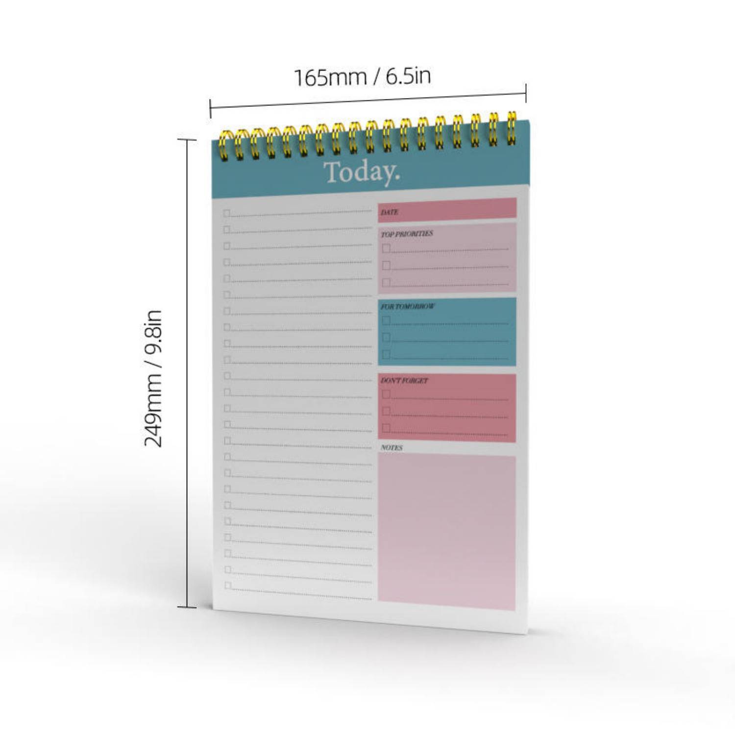 52 Sheets B5 Spiral Weekly Planner Notebook 6