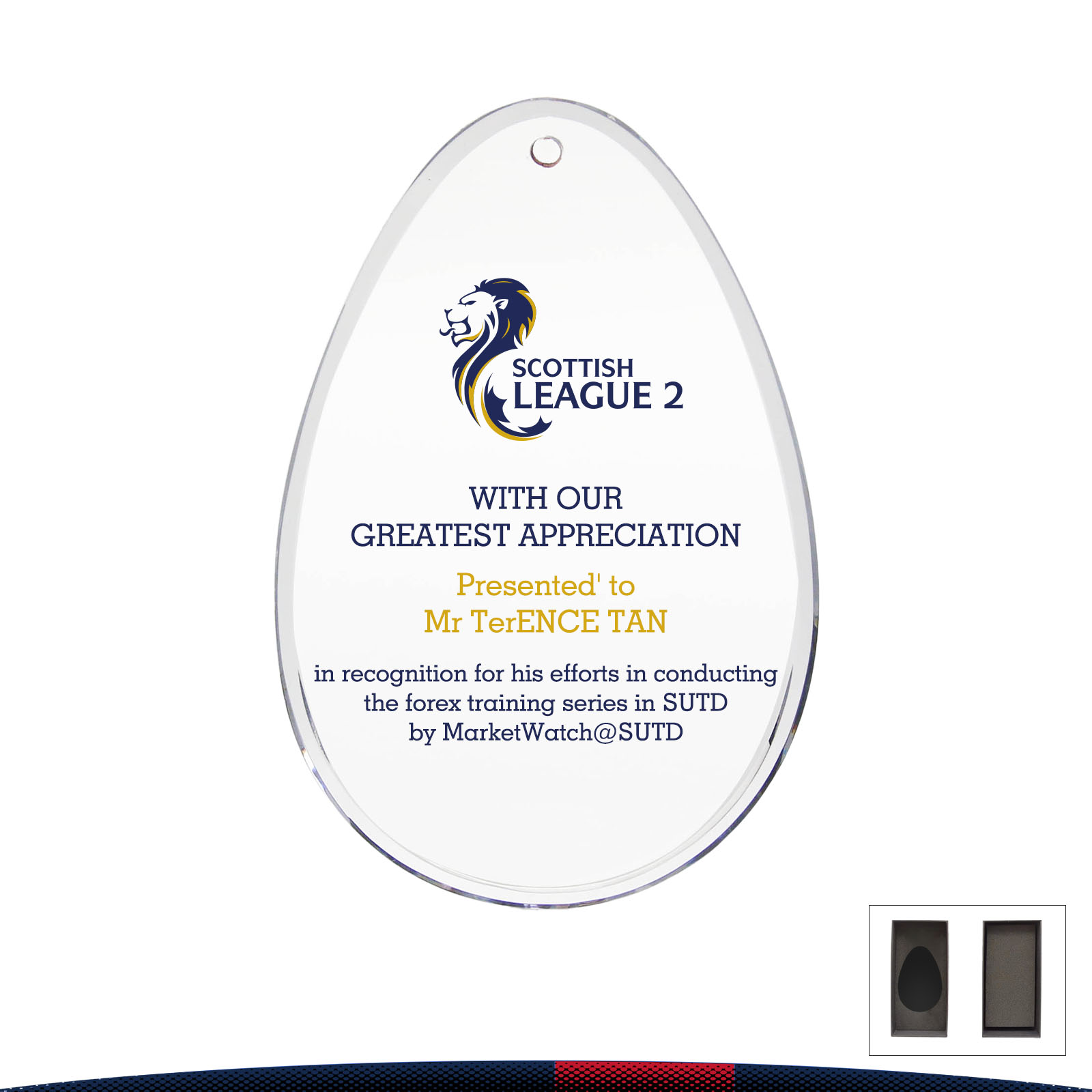 Klarp Oval Ornament Plaque 2