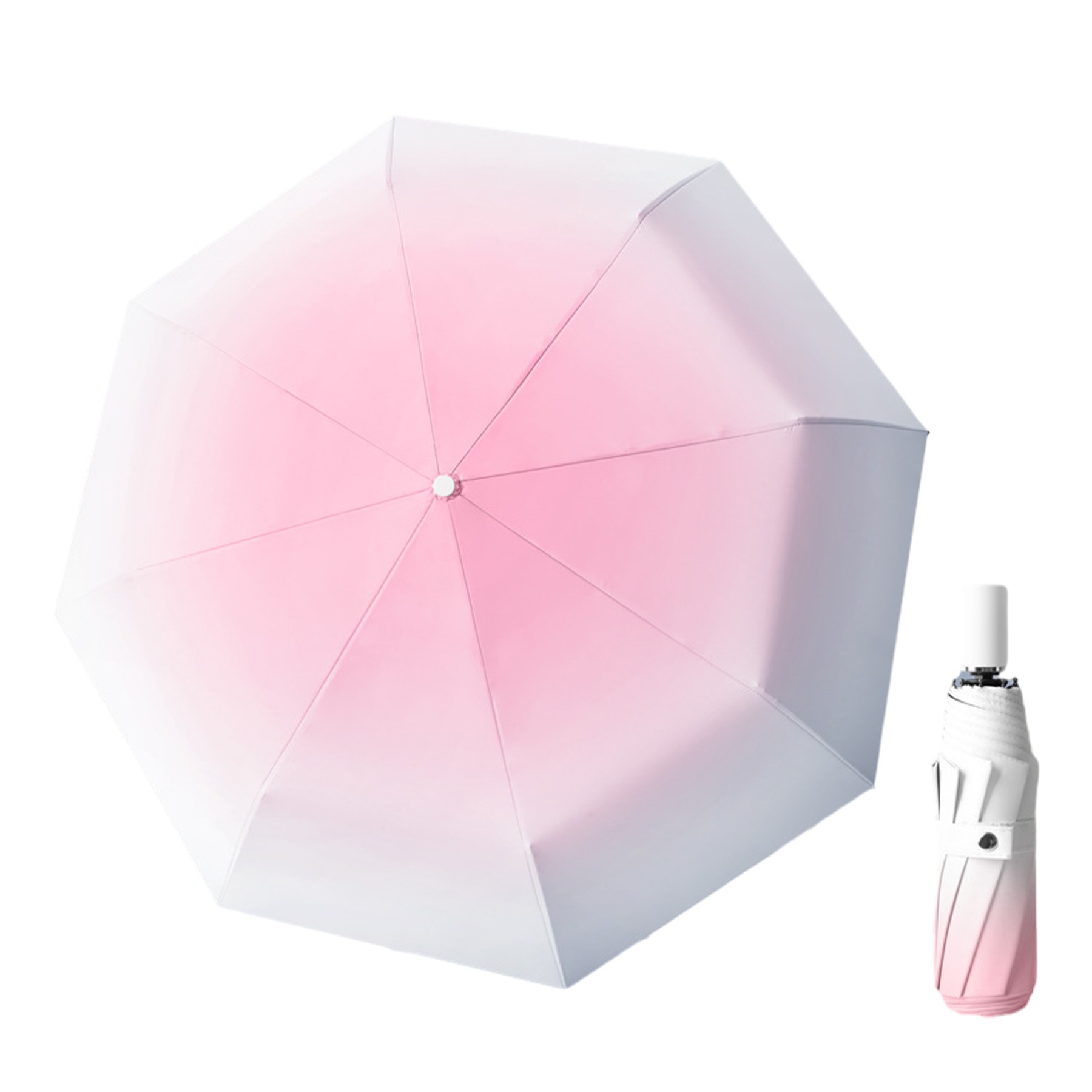 42 Inch Gradient Compact Umbrella 4