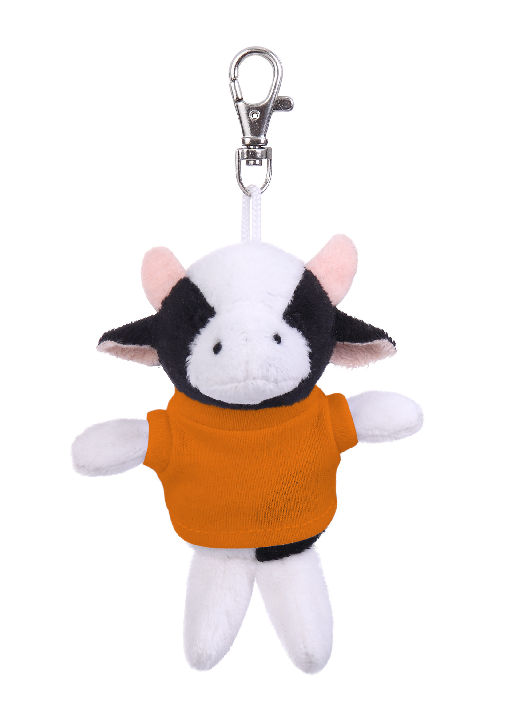 Soft Plush Cow Keychain with Tee 15