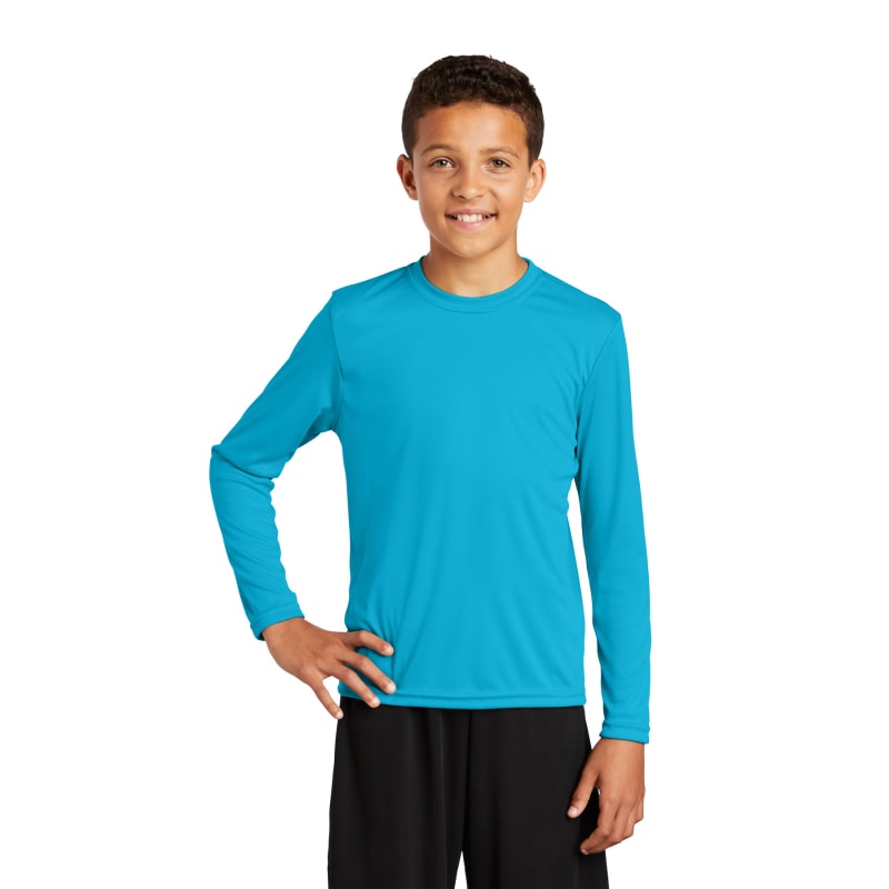 Sport-Tek Youth Long Sleeve PosiCharge Competitor Tee. 124