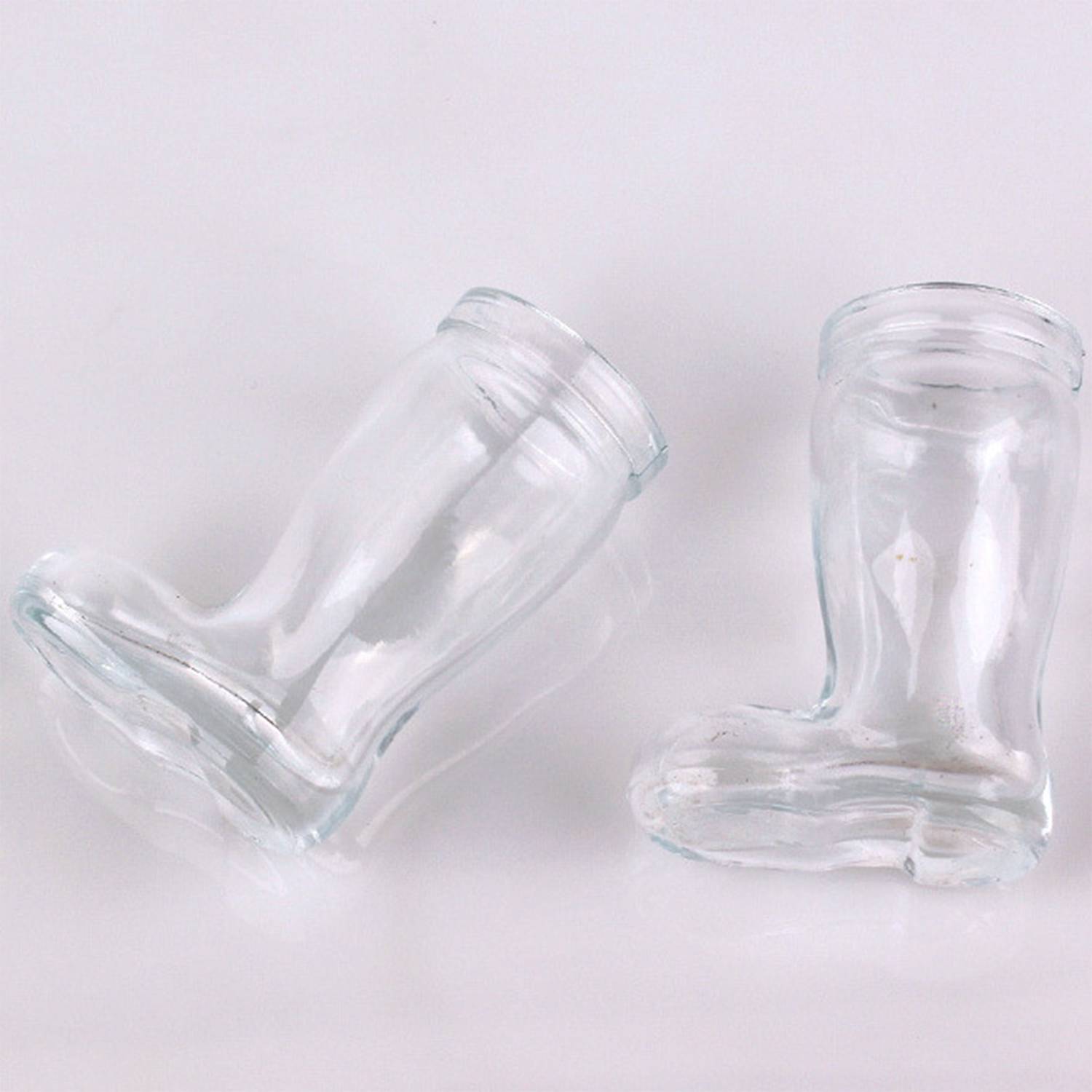 Small Boots in Glass Bottle with Cork 3