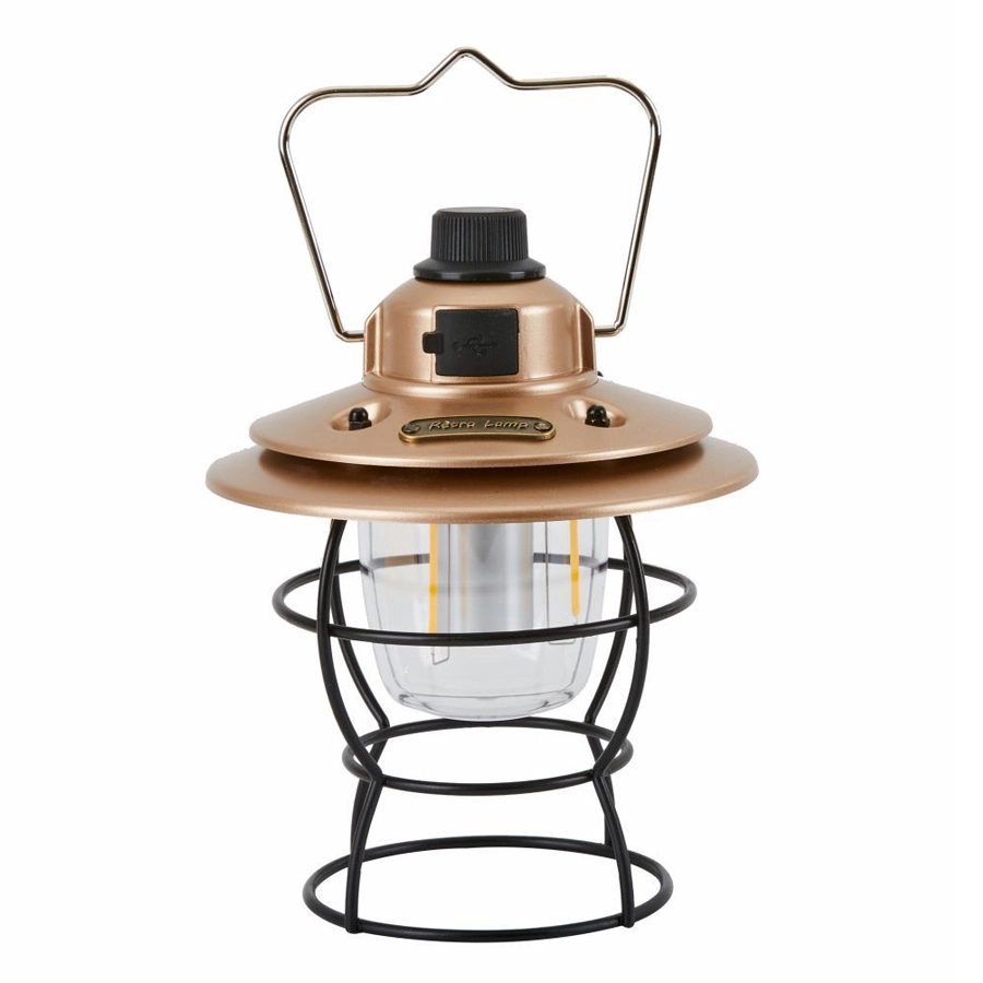 Retro Outdoor Camping Light & Picnic Lantern with Power Bank 19