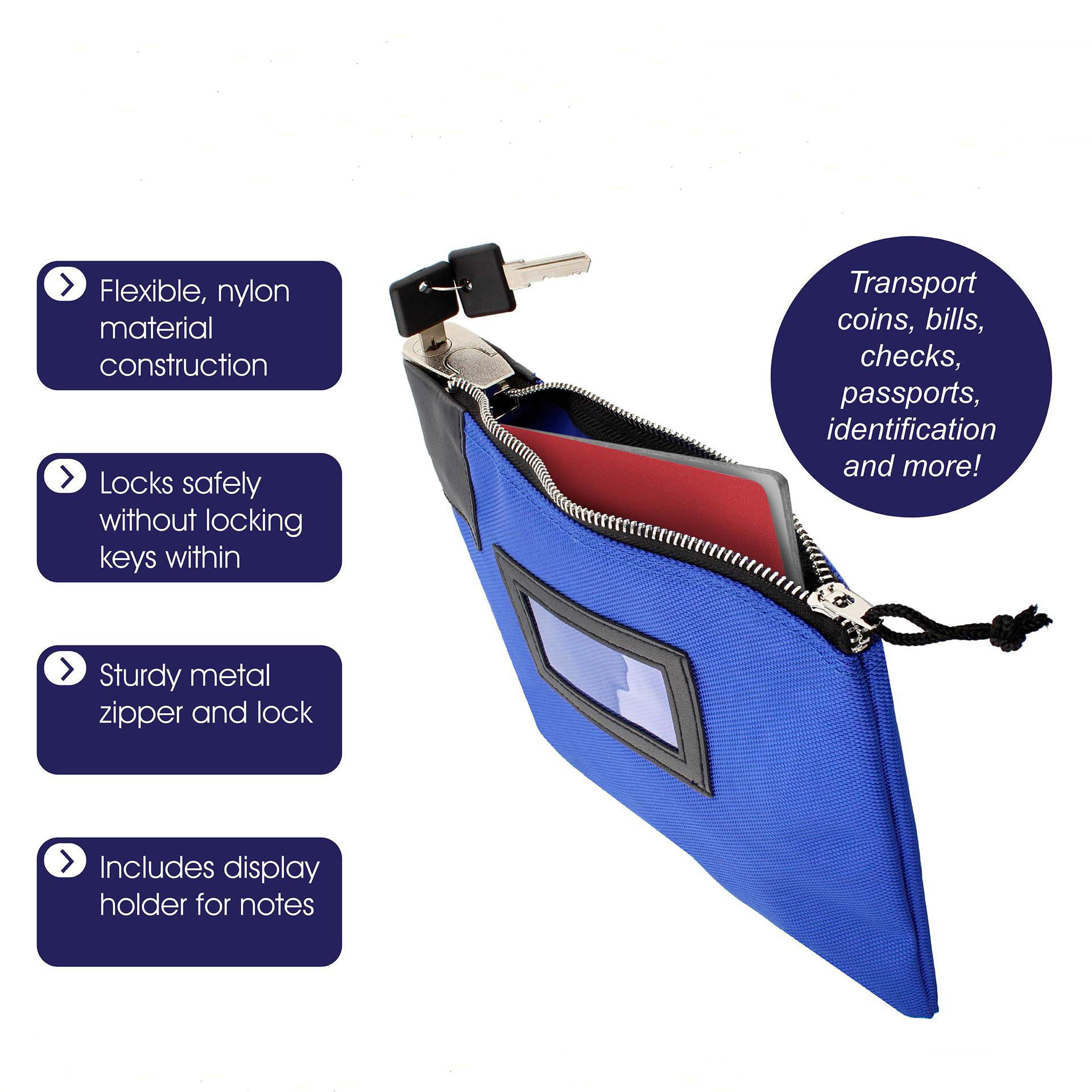 Master Lock Money Bag with Key Lock 16
