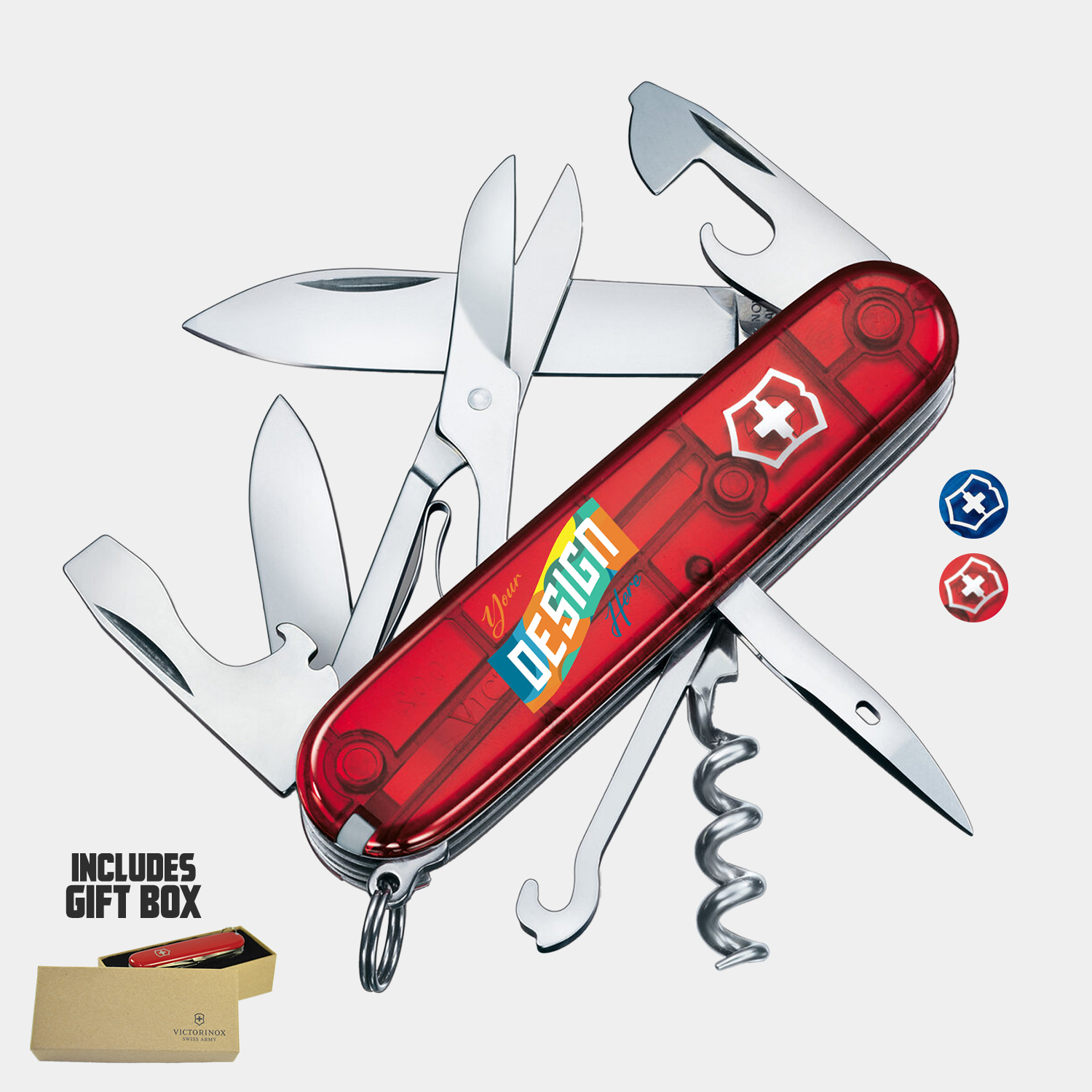 Victorinox® - Swiss Army Climber Translucent Swiss Made Knife 2