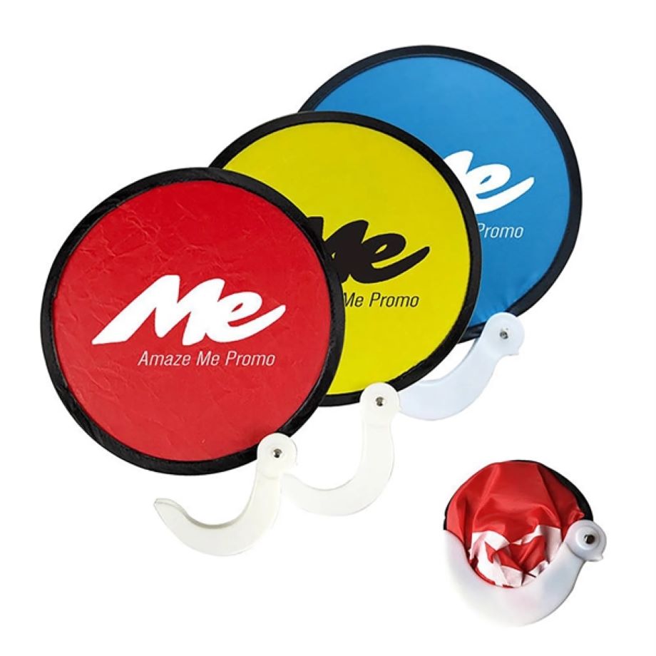 Handheld Foldable Flying Disc Fans 1