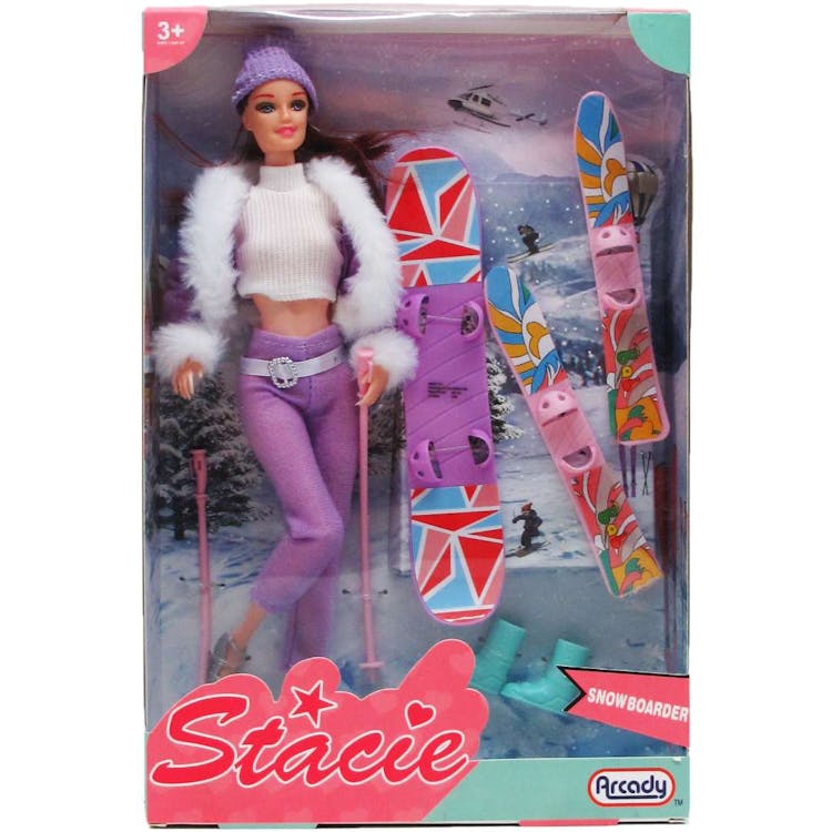 Stacie Snowboarder Fashion Dolls 11.5" - Assorted 1