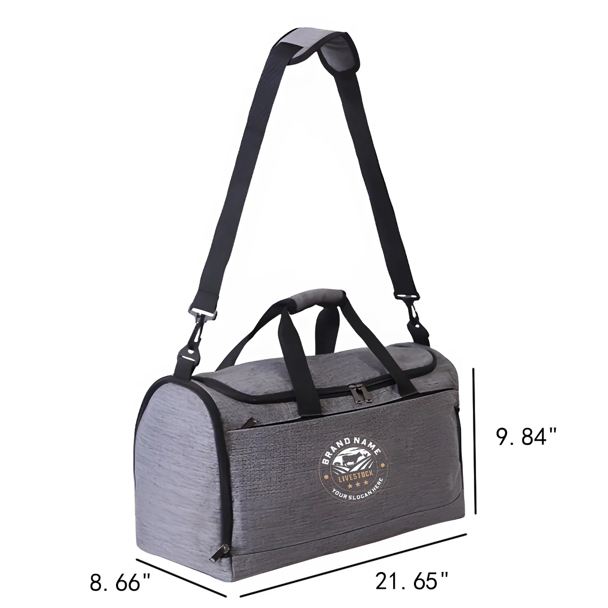 Short-Trip Custom Wet-Dry Gym Duffel with Large Capacity 4