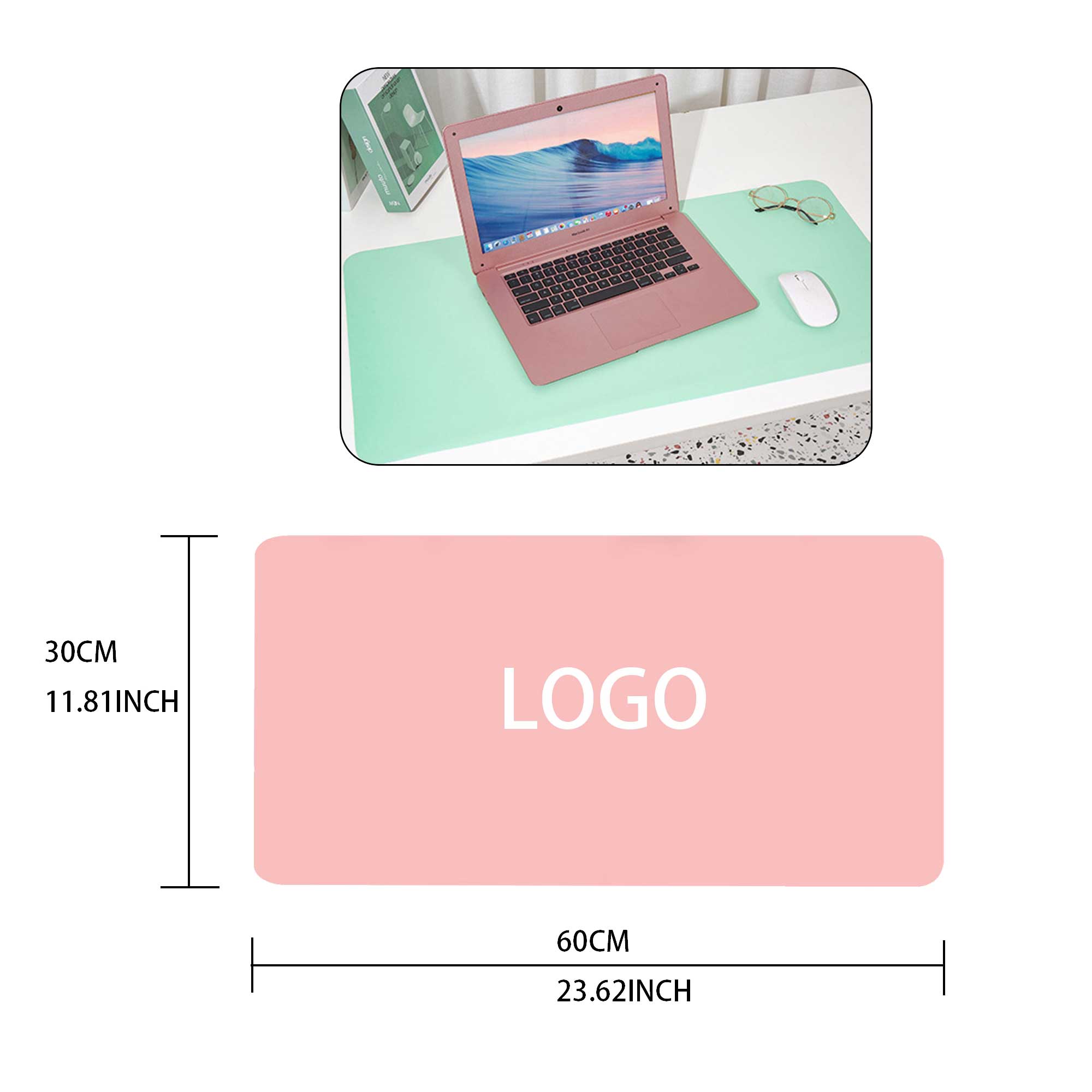 Premium PU Leather Gaming Mouse Pad 3