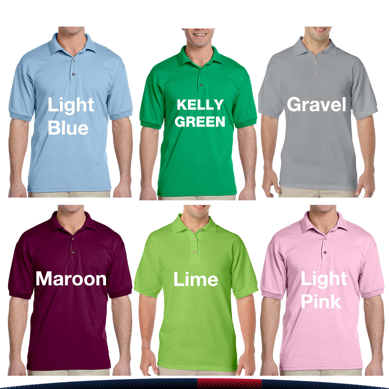 Gildan® 5.6 oz. Adult Cotton/Sports Polo Shirts 1