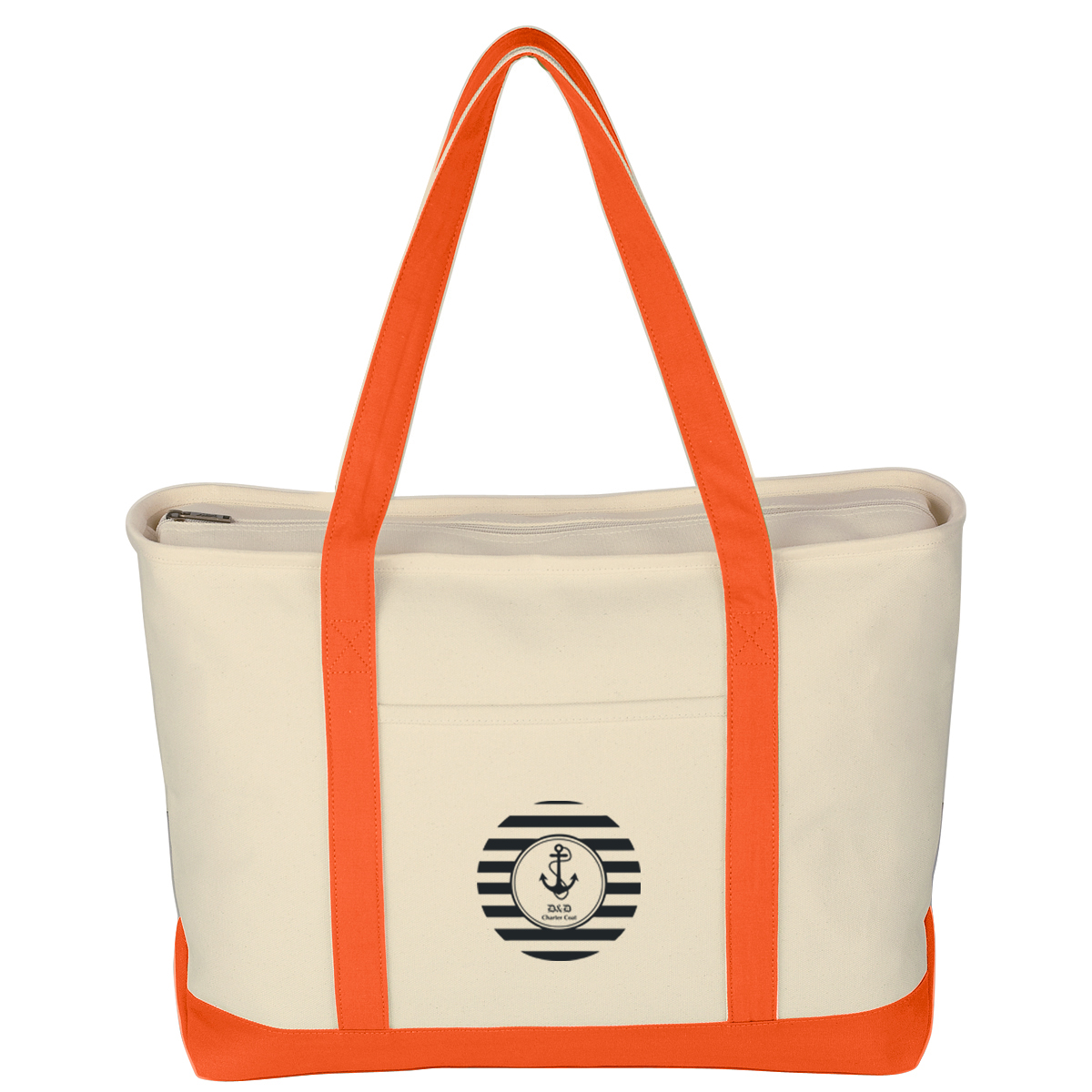 Large Starboard Cotton Canvas Tote Bag, custom tote bag with logo imprint 10