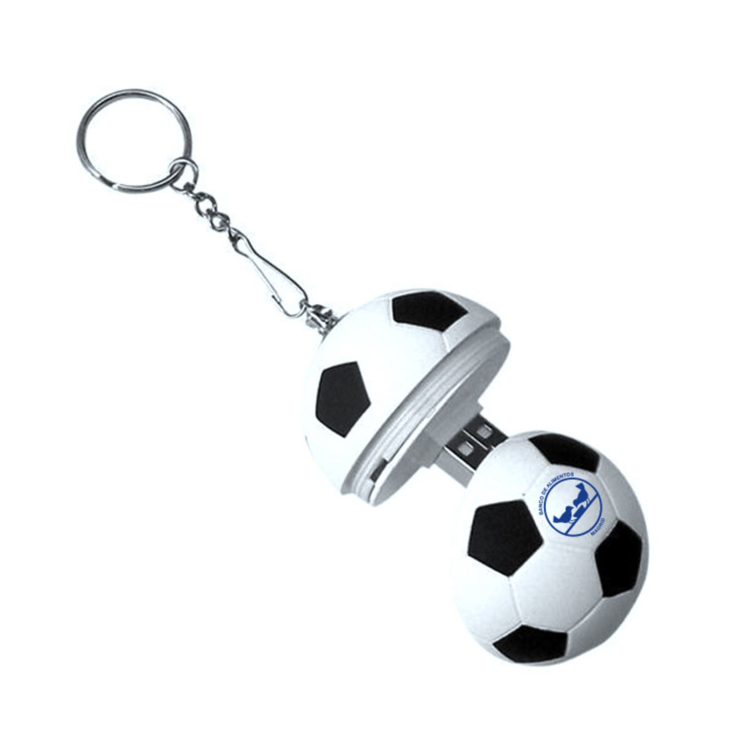 Soccer Shaped Fast USB Drive with Keyring 3
