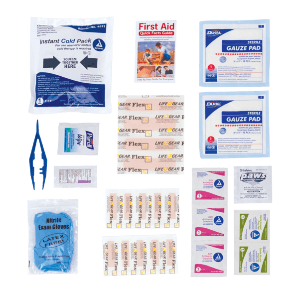 Premium First Aid Kit in a Zippered Pouch 2