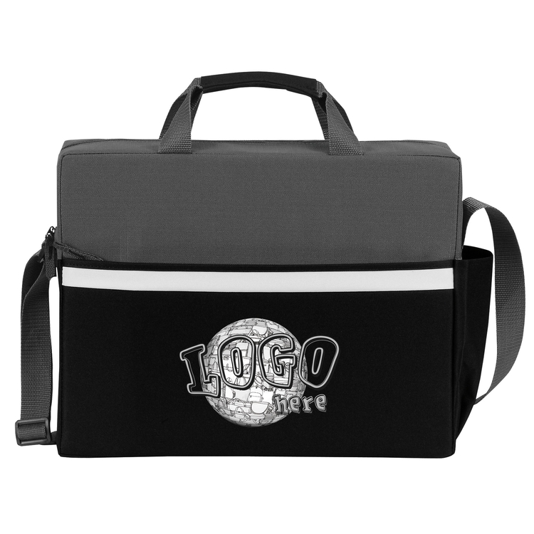Two-Tone Accent Laptop Briefcase 3