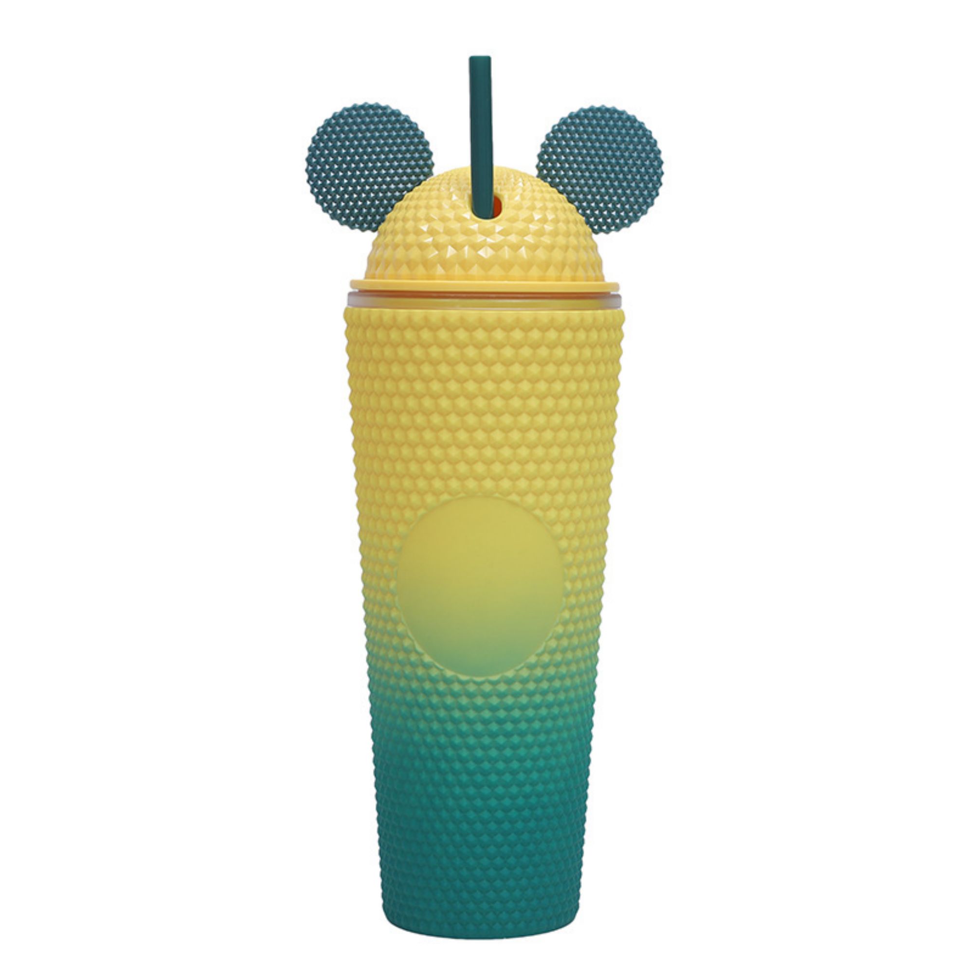 24 oz Gradient Durian Cup With Cat Earmuffs 4