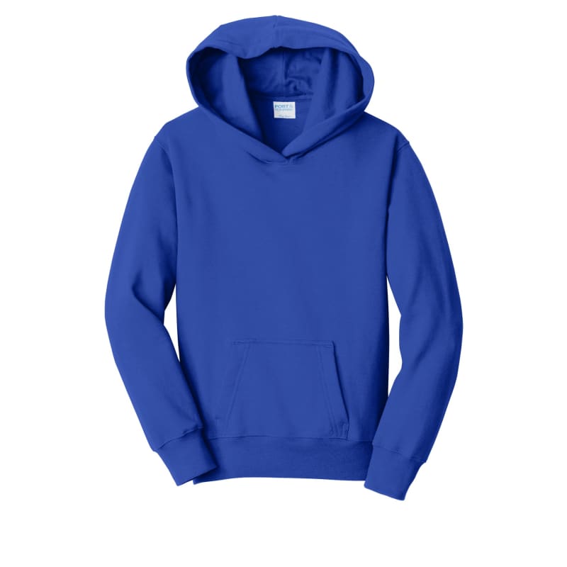 Port & Company Youth Fan Favorite Fleece Pullover Hooded Sweatshirt. 45