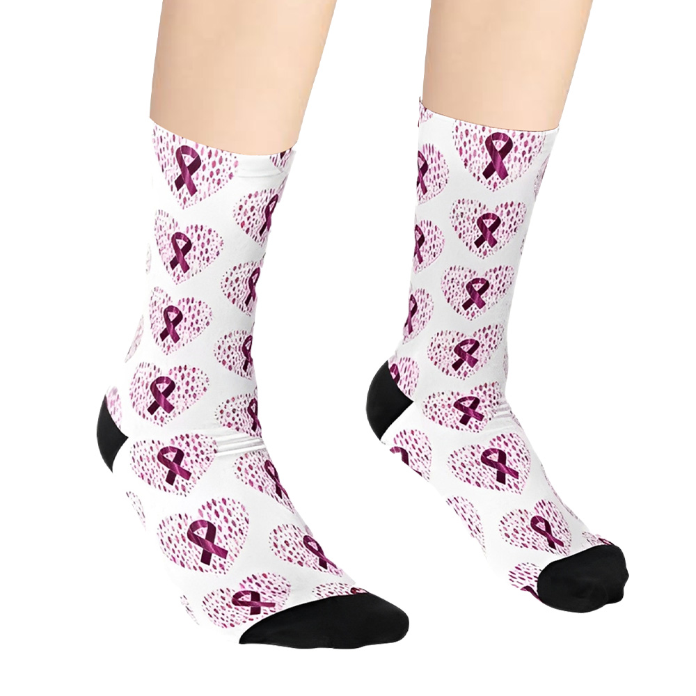 Custom Athletic Running Socks, Mid-Calf, custom athletic wear with logo imprint 1
