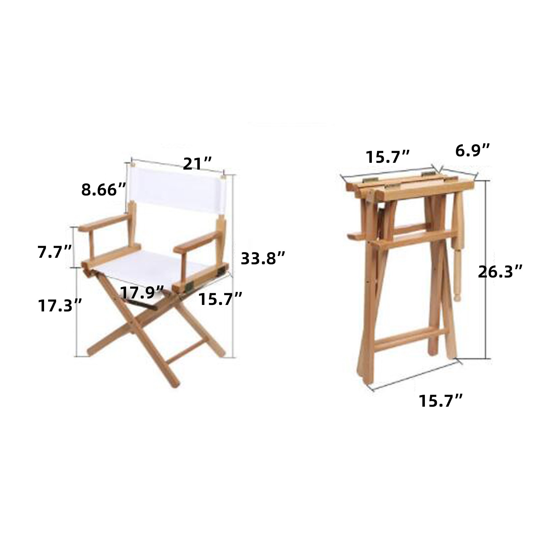 Portable Replacement Cover Canvas for Directors Chair 1