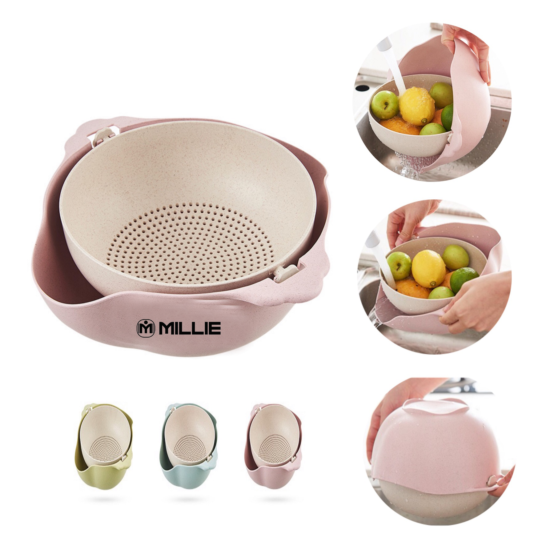 Double Drain Basket 2