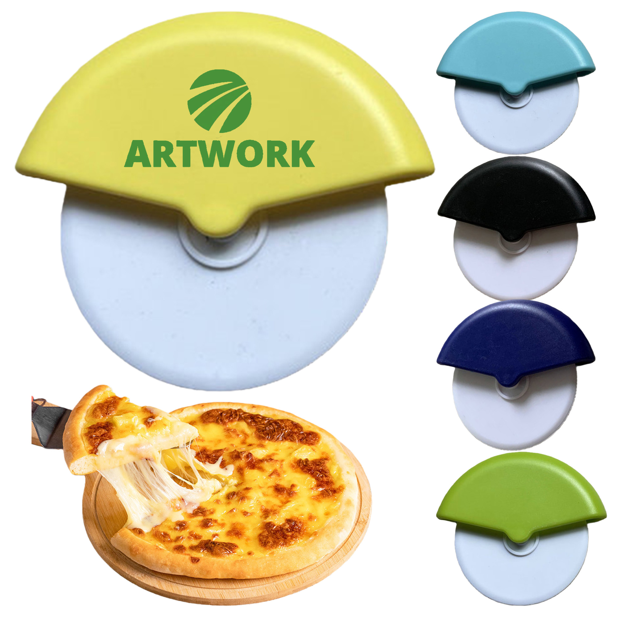 Lightweight Round Pizza Slicer 2