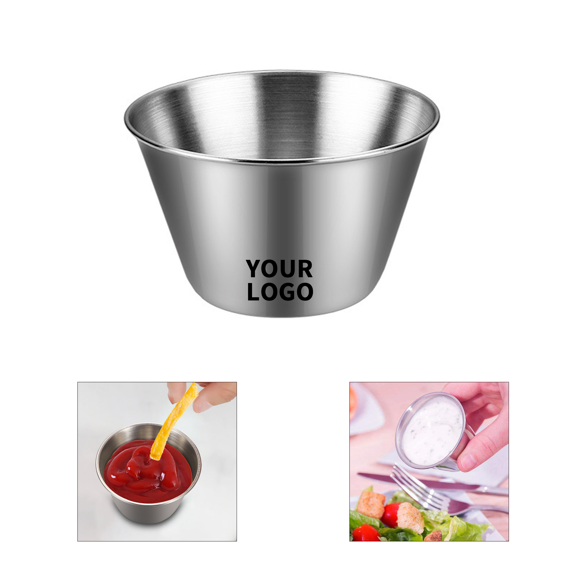 Stainless Steel Condiment Portion Cup 2