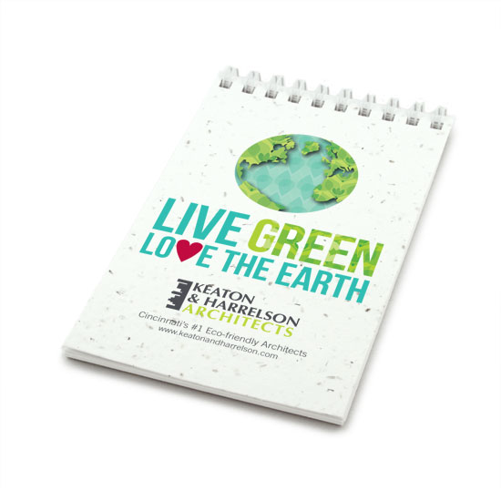 Love the Earth Coil Bound Plantable Pocket Notepads 1