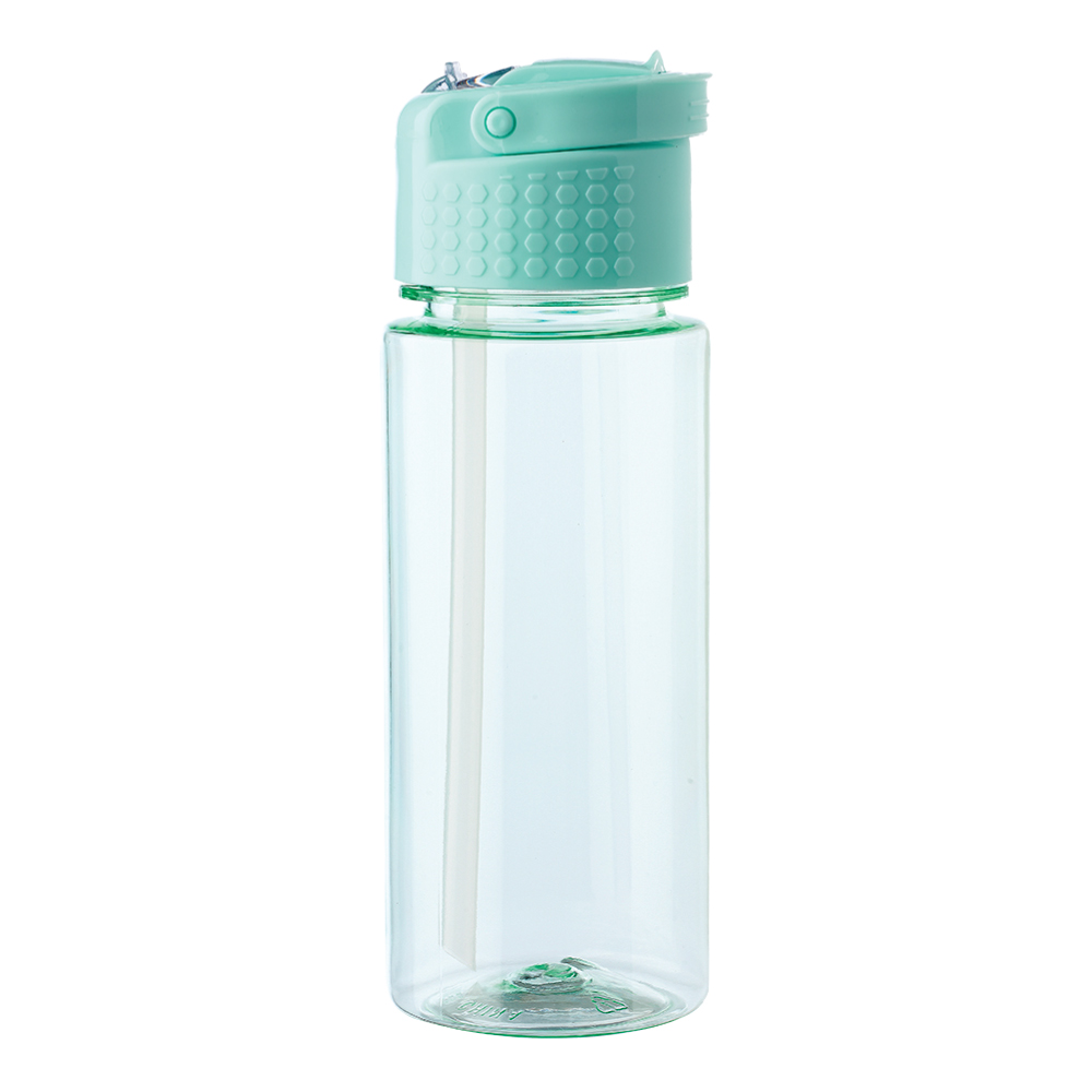 17 oz. Transparent Plastic Water Bottle with Carrying Handle 8