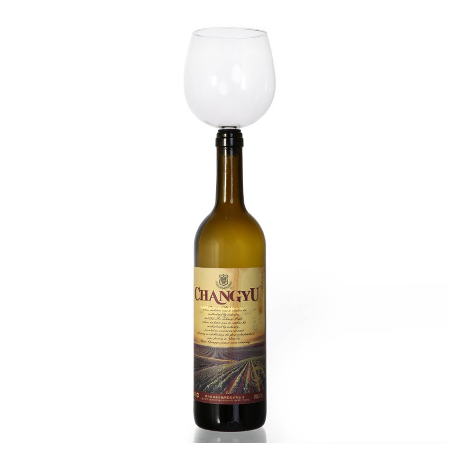 17oz Wine Glass Topper Drink Straight from The Bottle 16