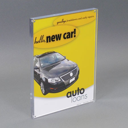 Acrylic Countertop Magnetic Picture Frame 8x10