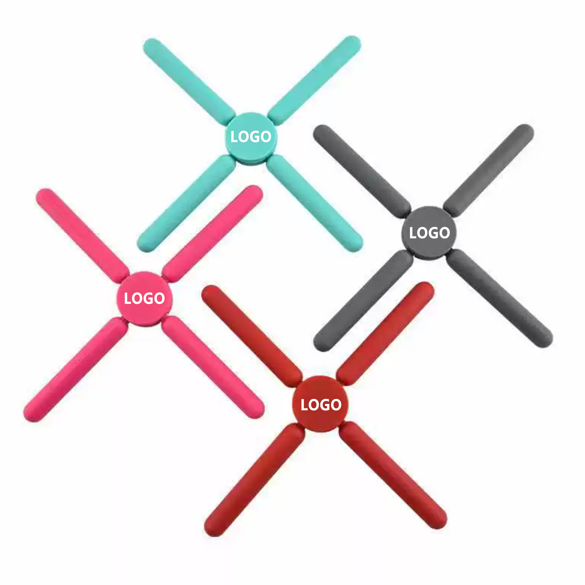 Foldable Silicone Trivet Pot Holder 2