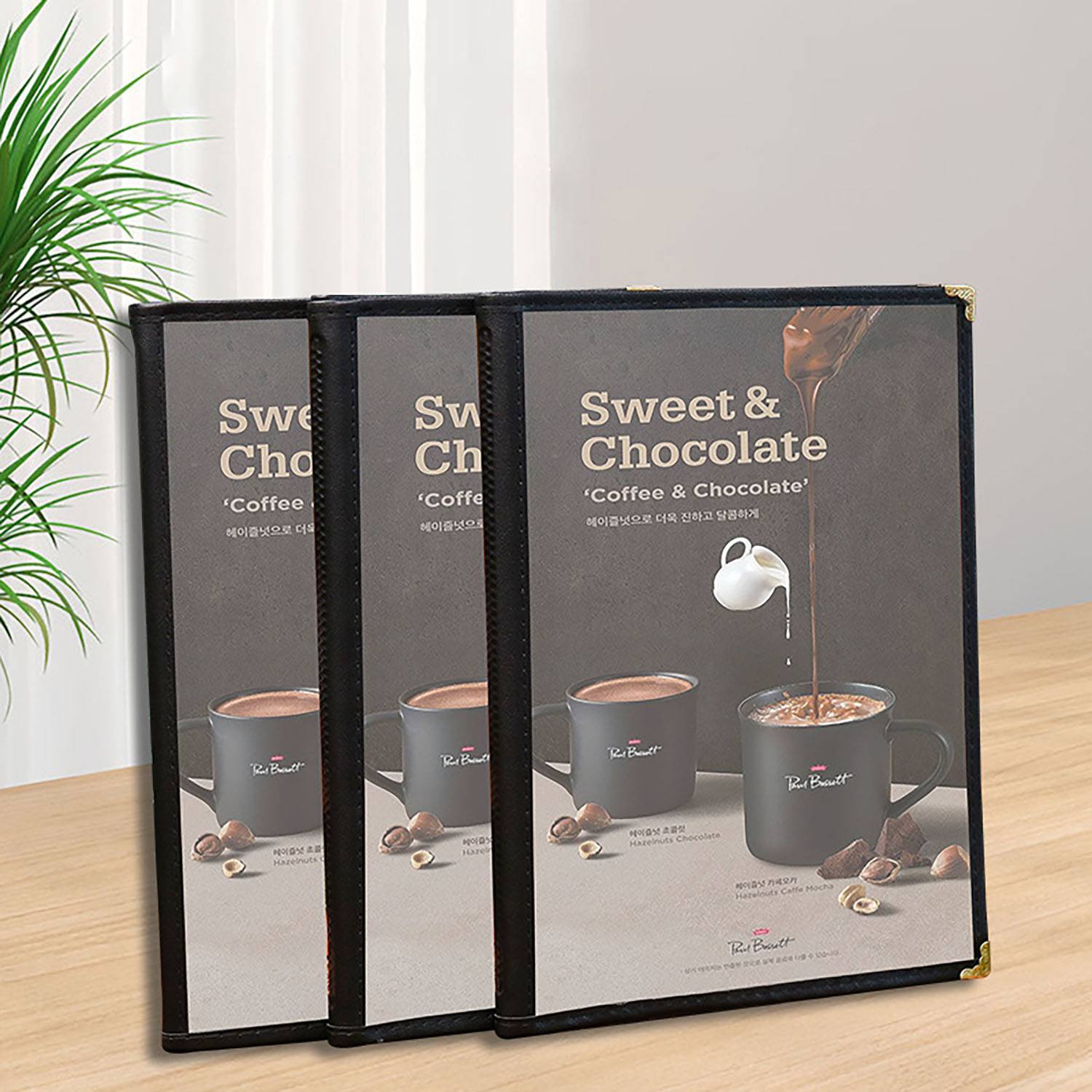 Transparent Menu Cover 4