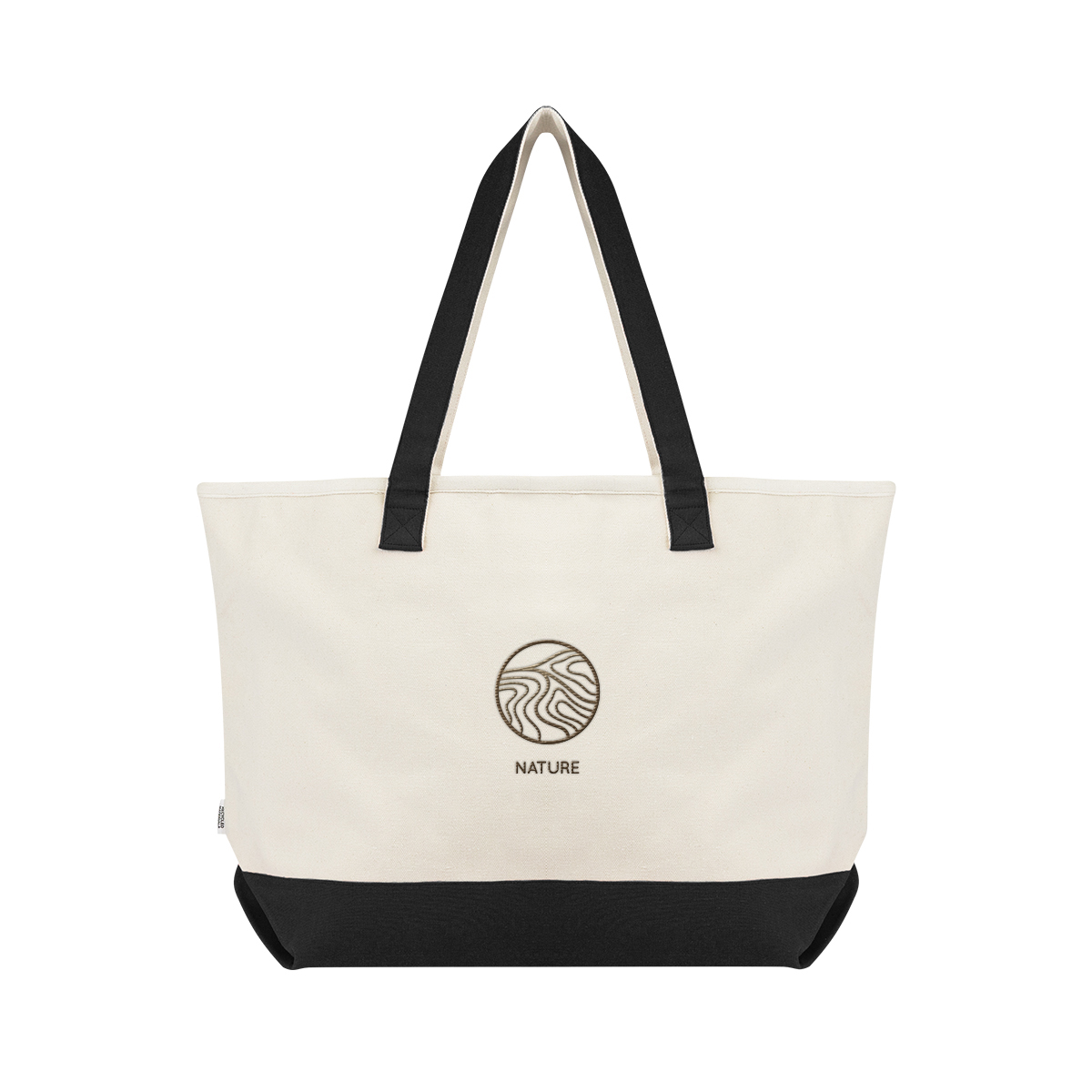Large Starboard Recycled Cotton Canvas Tote Bag, custom tote bag with logo imprint 8
