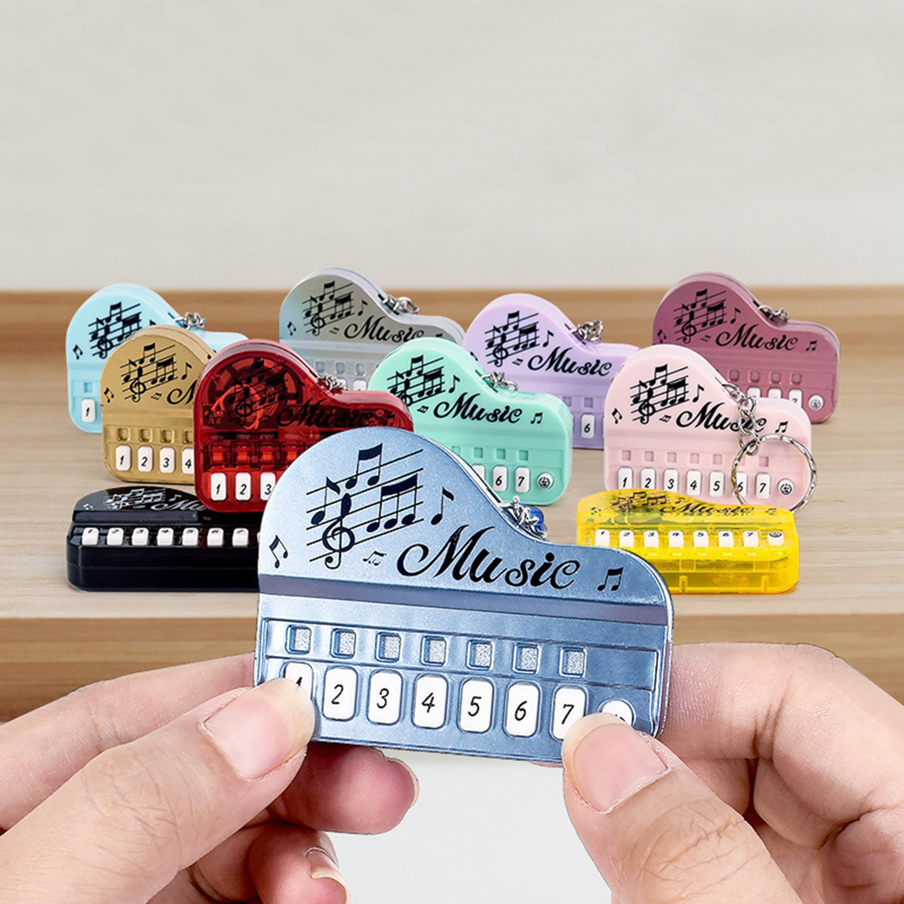 Piano Keyboard Keychain 2